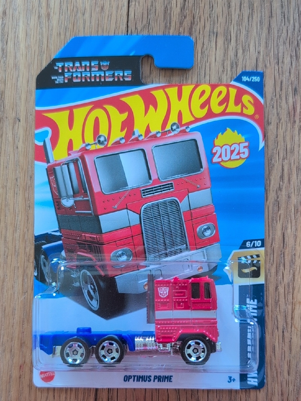 2025 Optimus Prime Hotwheels